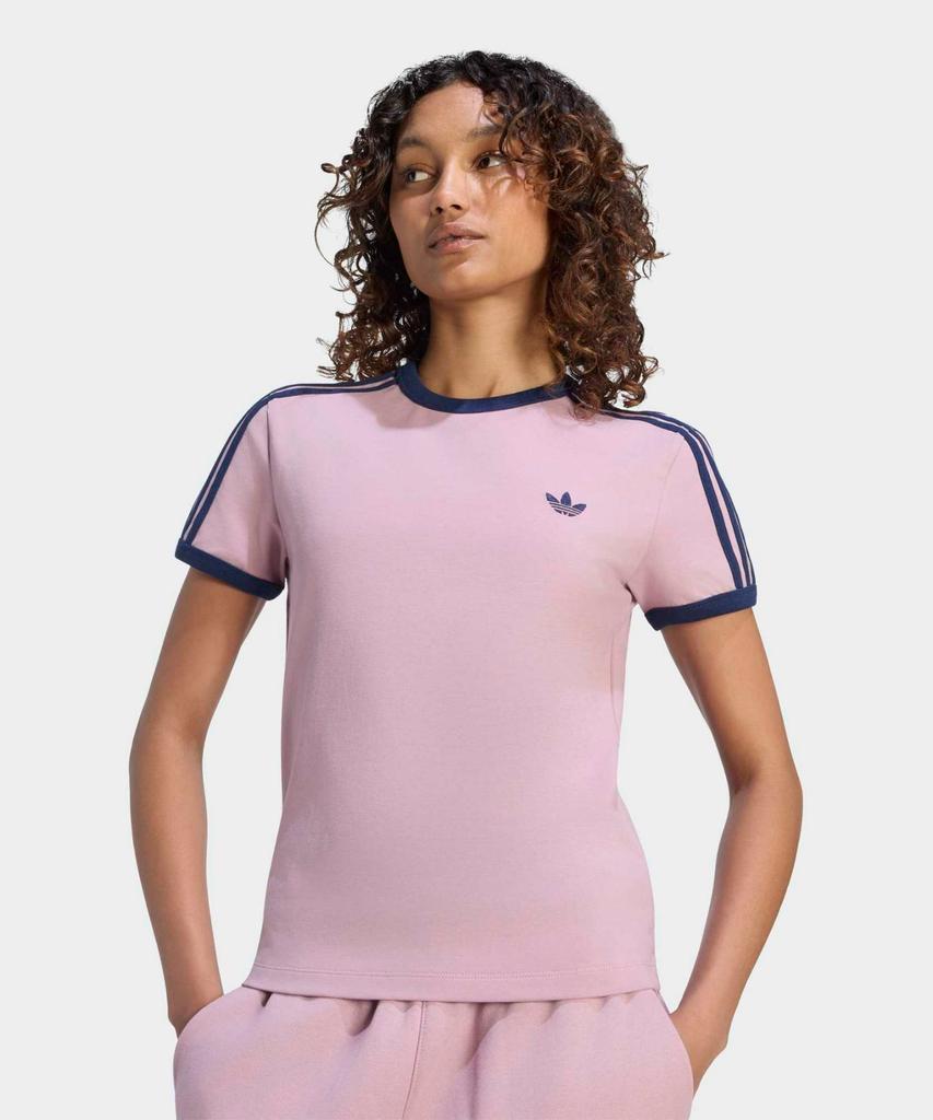 adidas 3-Stripe Slim T-Shirt - Magic Mauve / Ks4776