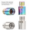 1Pair 20mm Bicycle Pedal Axle Extension Bolts Spacers Titanium Ti Extender Axle Washer For MTB Road Bike Crank Accessories