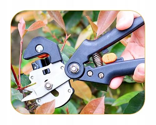 Sécateur de Greffage d'Arbres Cisailles de Jardinage pour Branches 3x Lames Ruban Pommade