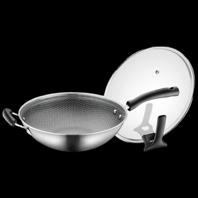SUPOR 316 Stainless Steel Wok