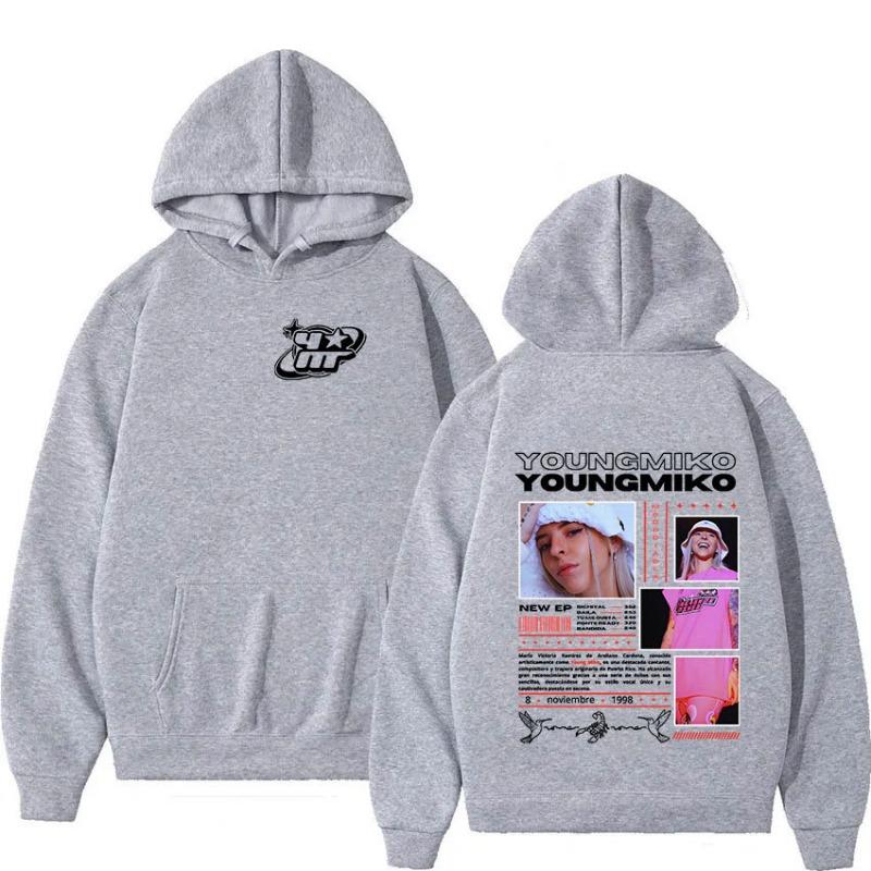 Young Miko Merch New Album Hoodie Men Hip Street Wear Hooded Shirt Pullover Harajuku Sportswear Fashion Couples Casual Sports