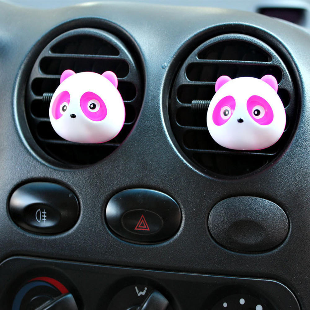 Buy Panda air freshener 2x panda cute car perfume air freshener auto