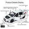 1:30 Subaru WRX STI AE86 Toy Car Model Diecast Alloy Sound Light Shock Absorption Miniature Vehicle Models Gifts for Children