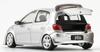 BM CREATIONS Scale Toyota 1998 Silver LHD Finished Model 1/64 Vitz/Echo 5-Door
