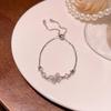 Korean Exquisite Zircon Butterfly Bracelet – High-End Design for Women