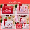 Charming Valentine's Day Decorative Mailbox Tin Box For Romantic Home Atmosphere