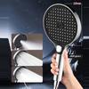 15cm Large Panel Boost Filter Shower Head Three-speed Home Bathroom Large Water Flow Shower Filter Shower Set