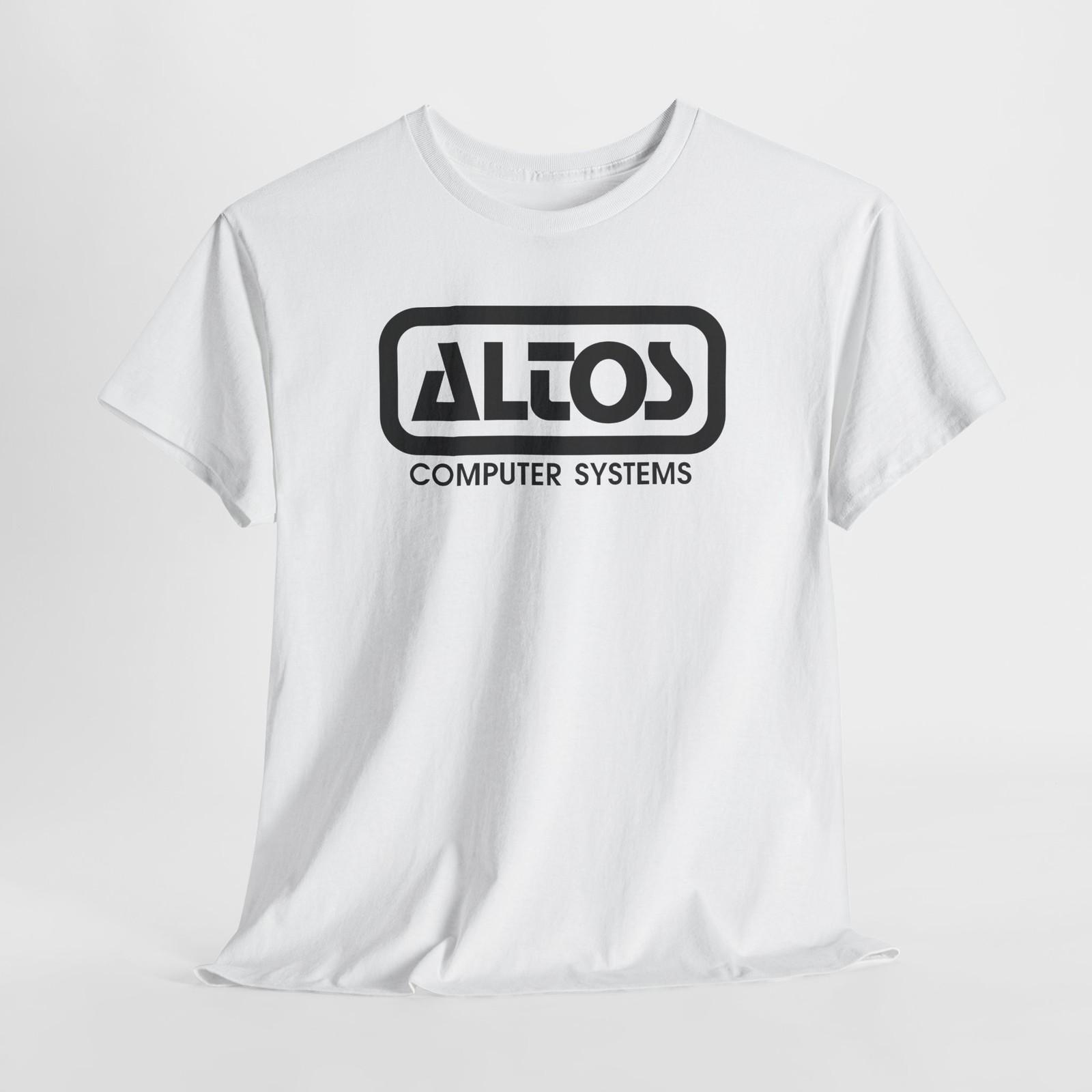 

Винтажная ретро компьютерная гик футболка Altos Computer Systems хлопковая L