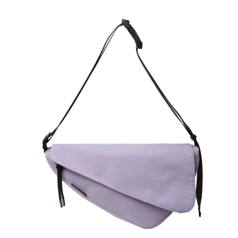 Casual Commuting Trend Solid-color Crossbody Bag Cycling Sports Single-shoulder Bag