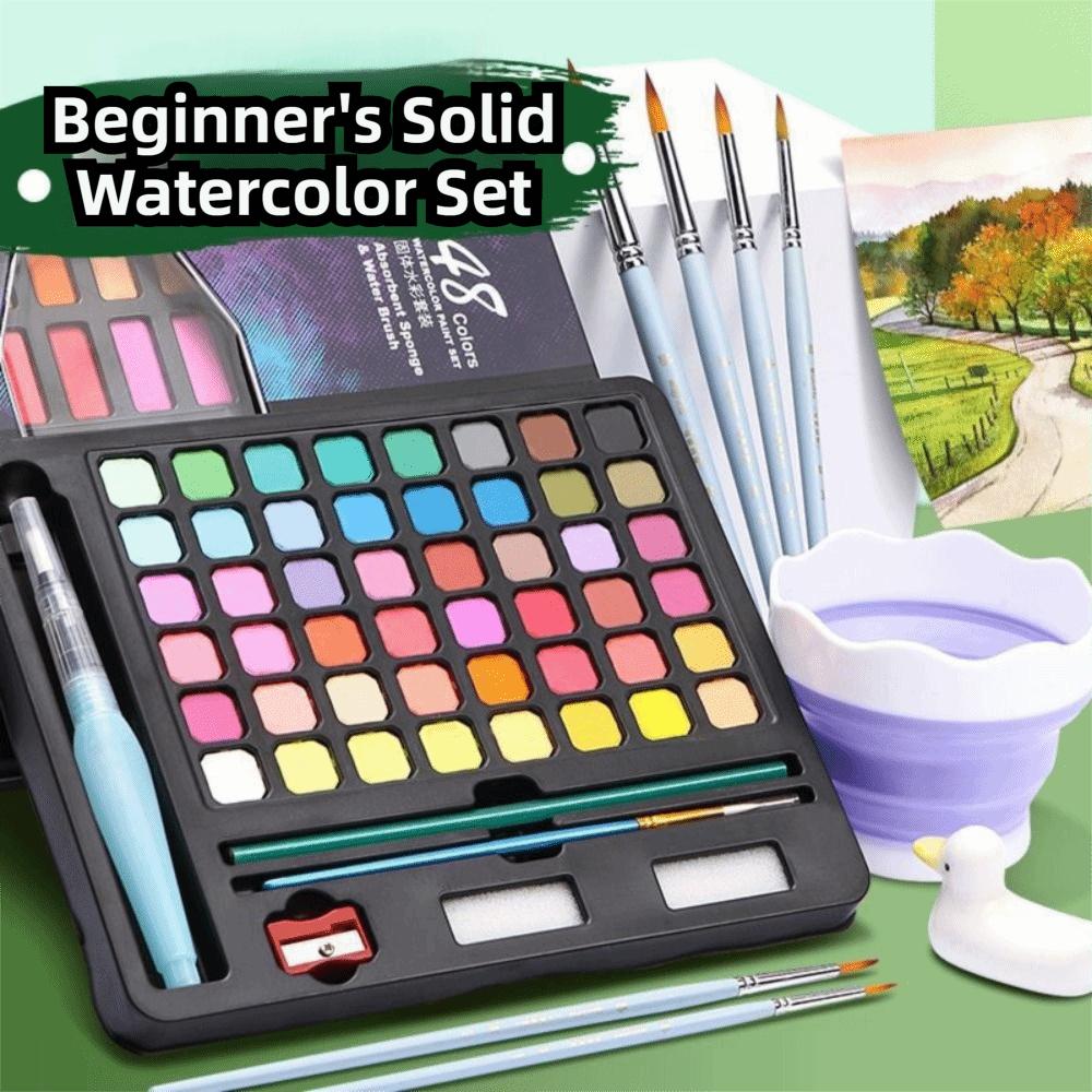 15/16Pcs Solid Pigment Watercolor Paint Set Watercolor Pigment Set  Starter Artists