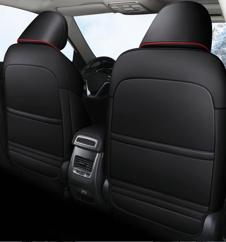 Full Surround Five-Seat Car Cover - Genuine Leather, All-Season Cushion for Any Model