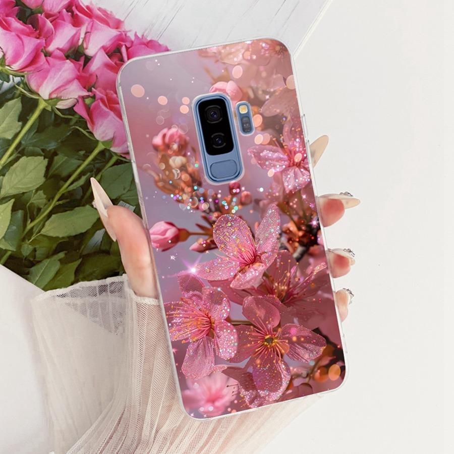 For Samsung Galaxy S9+ Case Soft Silicone Protective transparent Fashion Phone Case For SamsungS9 S 9 Plus Clear Cover Coque