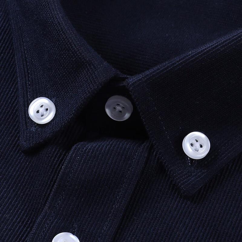 Men's Corduroy Long-Sleeve Casual Shirt