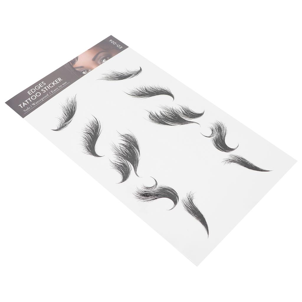 Women Edges Hairstyles Tattoo Hair Tattoo Sticker Edge Hair Waterproof Fake Hailine Sticker
