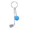 German Metal Golf Ball Keychain Pendant - European & American Style Creative Gift
