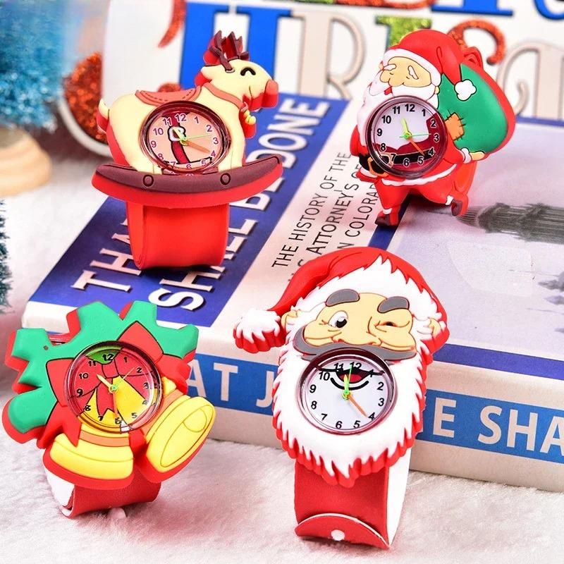 Vánoční plácací náramek Dětské elektronické hodinky Hračka Kreativní sváteční dárek Náramek pro děti Party Dekorační potřeby
