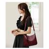 Women's Vintage Leather Crossbody Bag Multi-Pocket Soft Leather Shoulder Bag Tassel Shoulder Bag for Daily Use Shopping Commuting