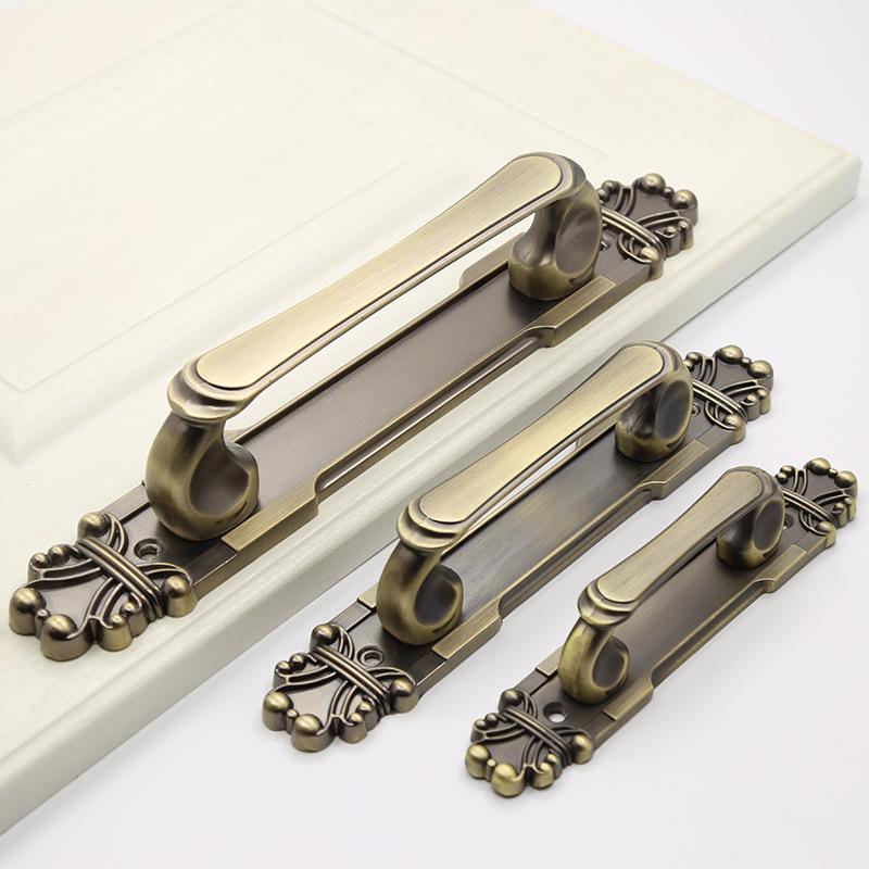 Antique Bronze Surface Mount Sliding Barn Door Handle for Wooden and Double Doors.
