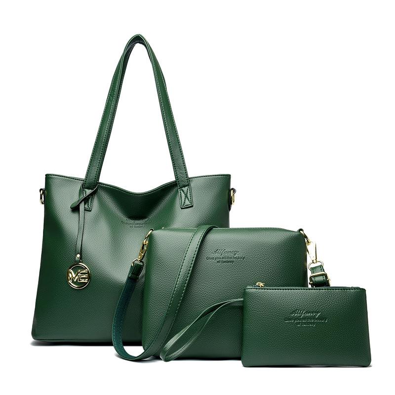 A Large-capacity Tote Bag for Women, A Three-piece Set of Fashionable Crossbody Bag