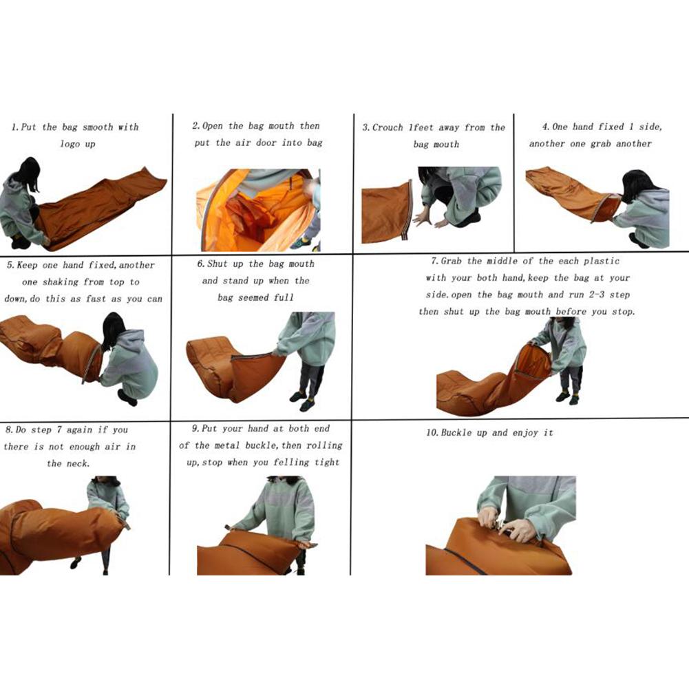 Foldable Inflatable Chair for Beach Garden Outdoor Camping Large