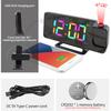 Digital Backlight Desk Alarm Clock with Projector Feature