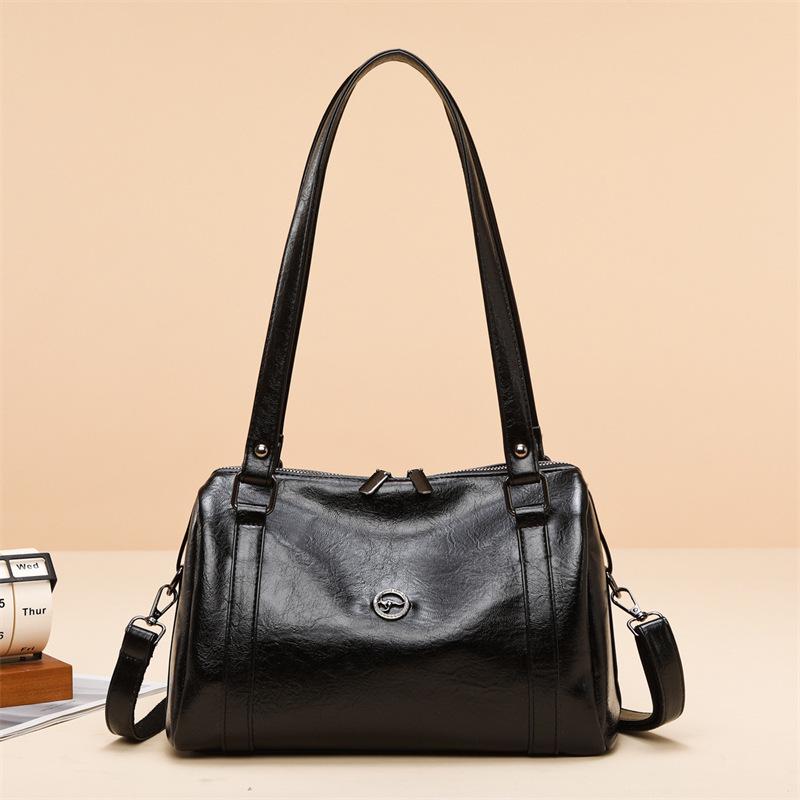 2026 Women's High-End Crossbody & Shoulder Tote - Large Capacity, Versatile Boston Bag for Commuting