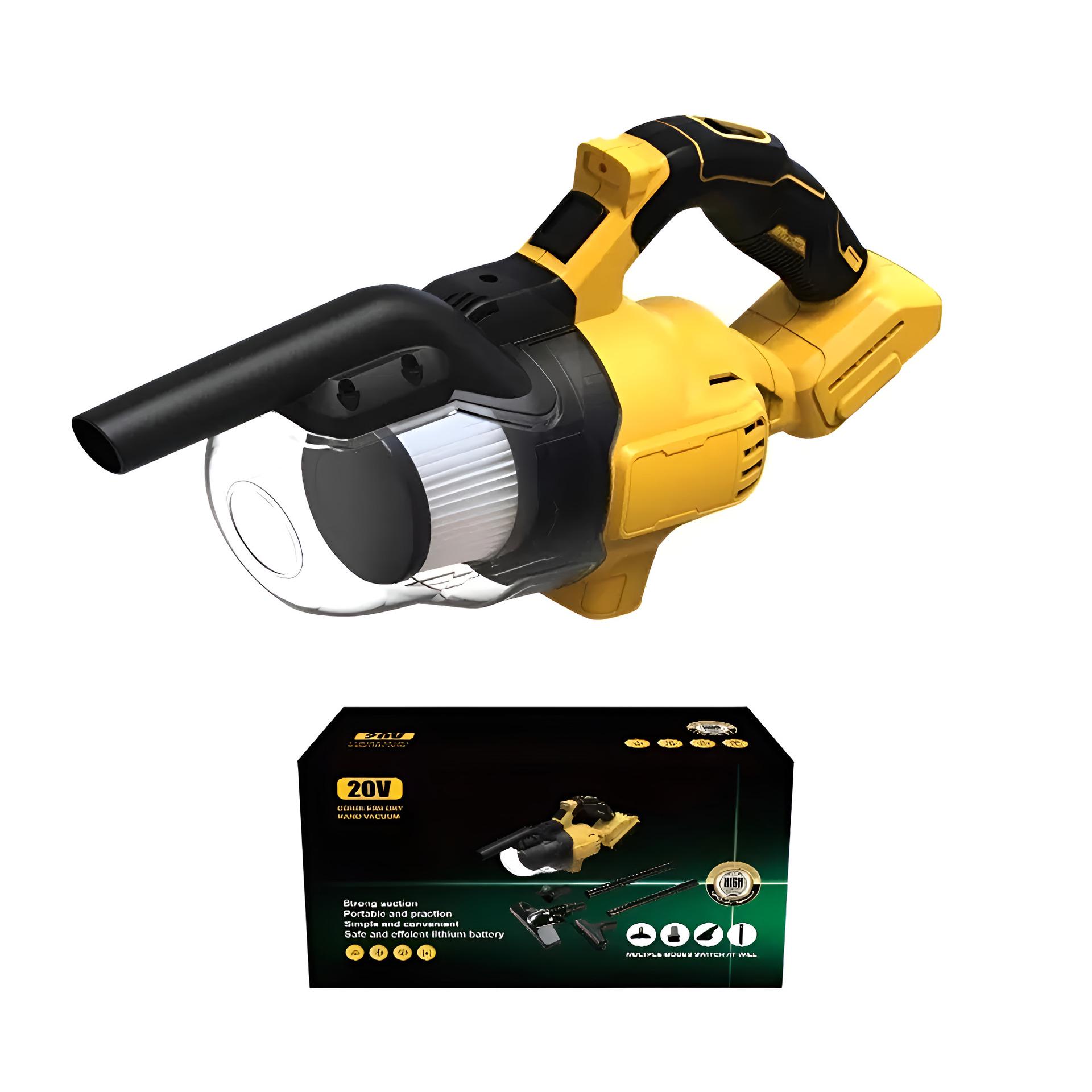 21V Portable High-Power Lithium Battery Vacuum Cleaner with Makita DW Plug-in