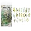 40pcs Colorful Butterfly Wings Stickers Epoxy Resin Fillings Plant Sticker for DIY Silicone Mold Filler Nail Art Crafts Decor
