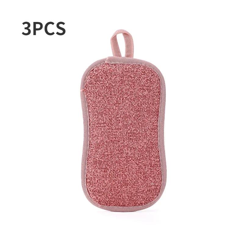 Double Sided Kitchen Cleaning Sponge Kitchen Cleaning Sponge Scrubber Sponges for Dishwashing Bathroom Clean Accessorie