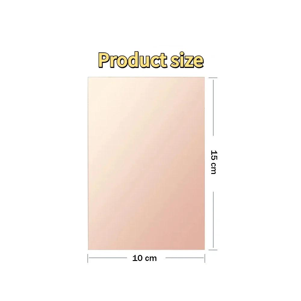 Universal Circuit Prototype Board 10x15cm Single Sided Copper Clad Laminate PCB Copper Plated 10x15cm for Etching DIY Pcbs