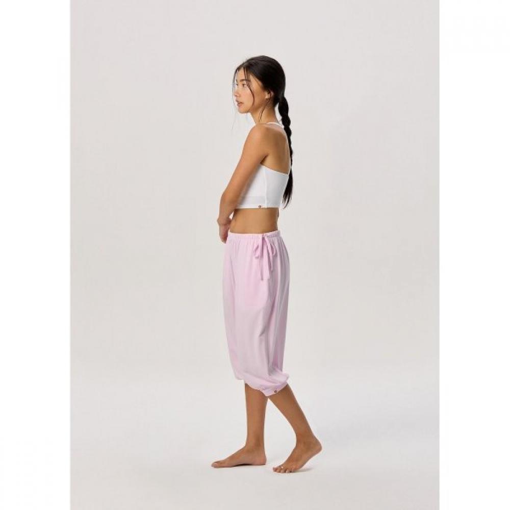 Budhi Mudra Shirring Half Pants Cradle Pink B61002aps62 I32 Cradle Pink/XS