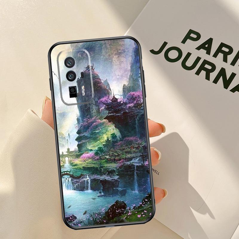 Anime Natura Landscape Case For Xiaomi 15 14 Ultra 13T 14T 15T Pro 17 Pro Max POCO X7 Pro X3 X5 X6 F5 F6 F7 F8 Coque