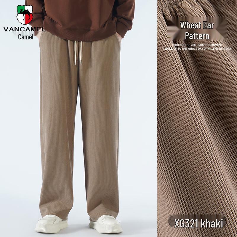 

VANCAMEL Men s Heavyweight American Wide-Leg Casual Sweatpants XL