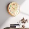 Fashion Silent Wall Clocks Creative Round Vintage Aesthetic Design Clock Wall Living Room Creative Reloj De Pared Decoration