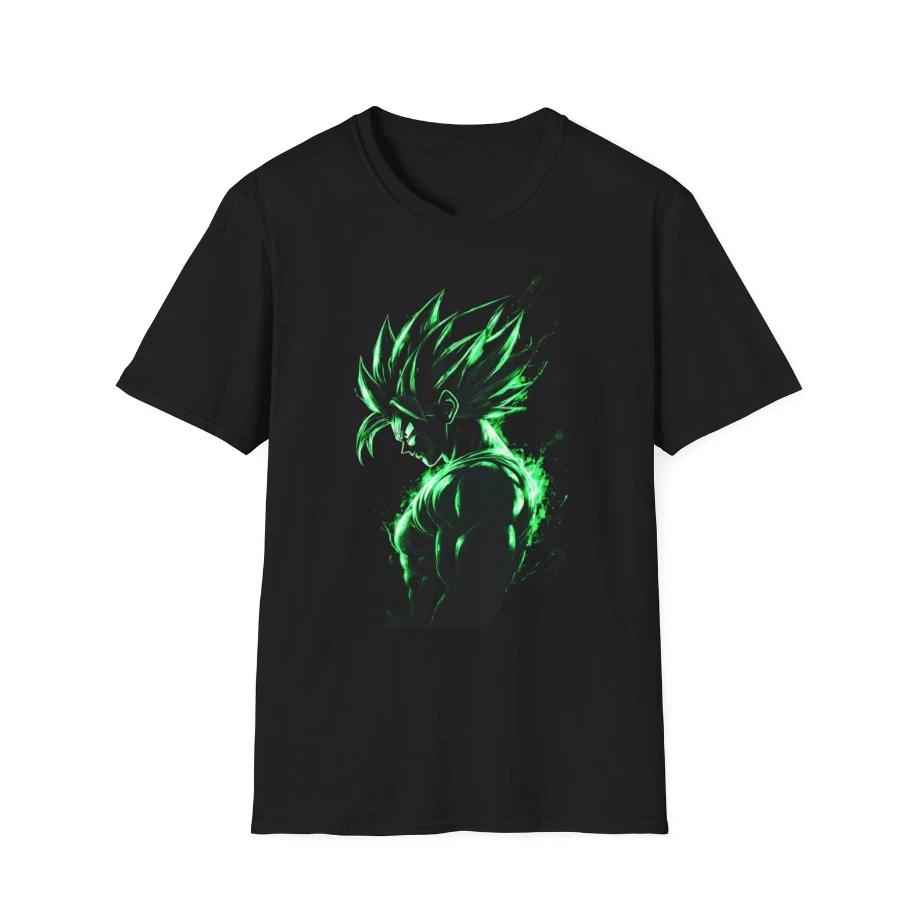 Anime Goku Softstyle T-Shirt, Dragon Ball Fan Tee, Manga Art Top S