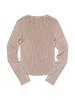 KIRSH Pigment-Dyed Slim Fit Knit [Brown]