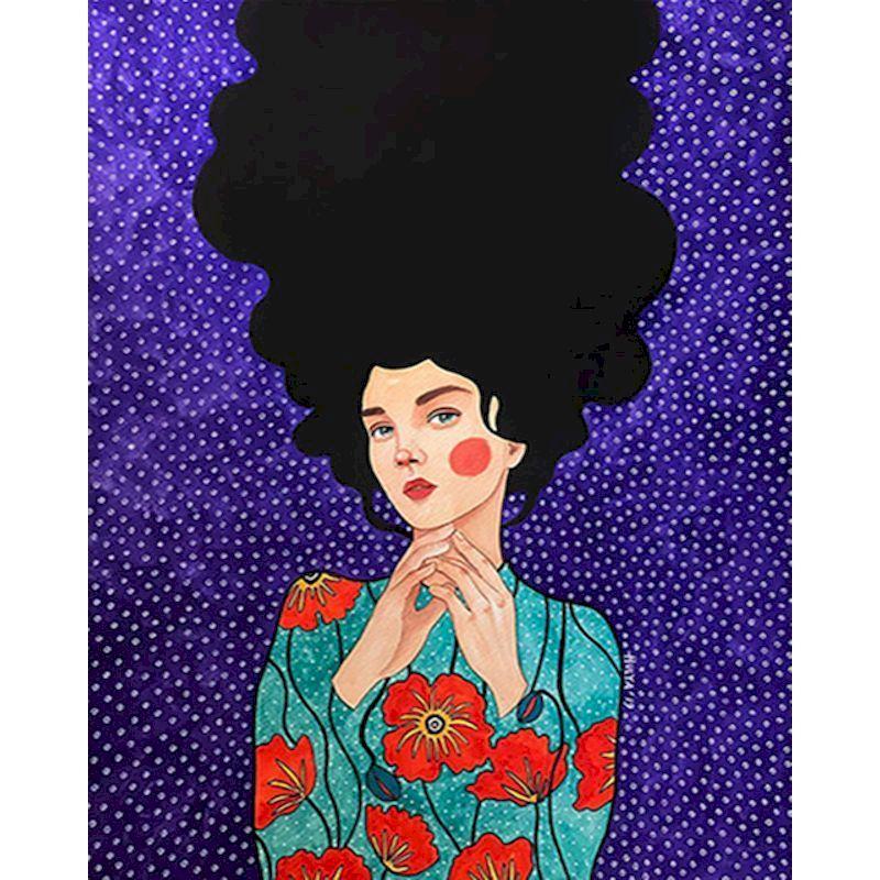 GATYZTORY 60X75cm Painting By Numbers Girl DIY Picture Paint By Number Figure Drawing On Canvas HandPainted Art Home Decor