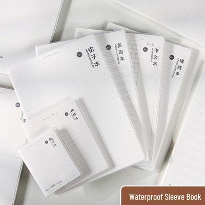 A5 Notatbok med Blanke Linjer og Plastomslag - Elevdagbok og Leksebok