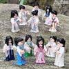 Girls Hanfu Chinese Elements Building Block Toys Set For Kids Play Learning And