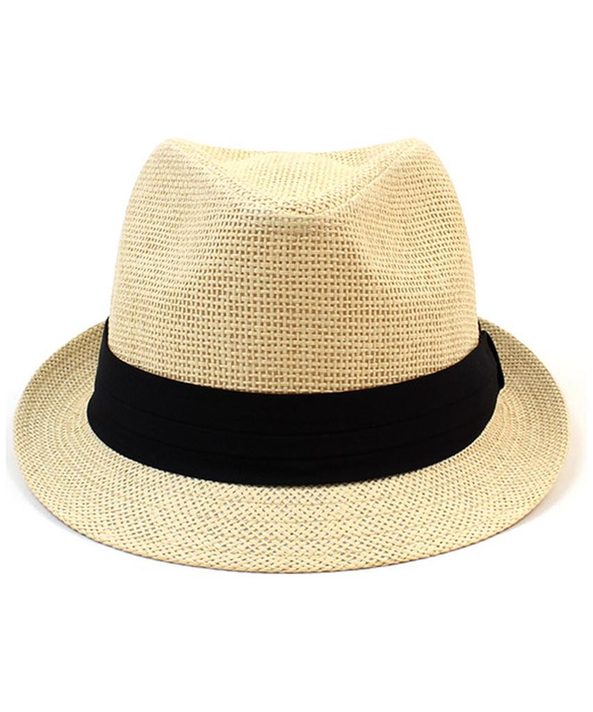 Yunibeosyeolkemiseuteuli Bu Summer Simple Beige Fedora Summer Fedora