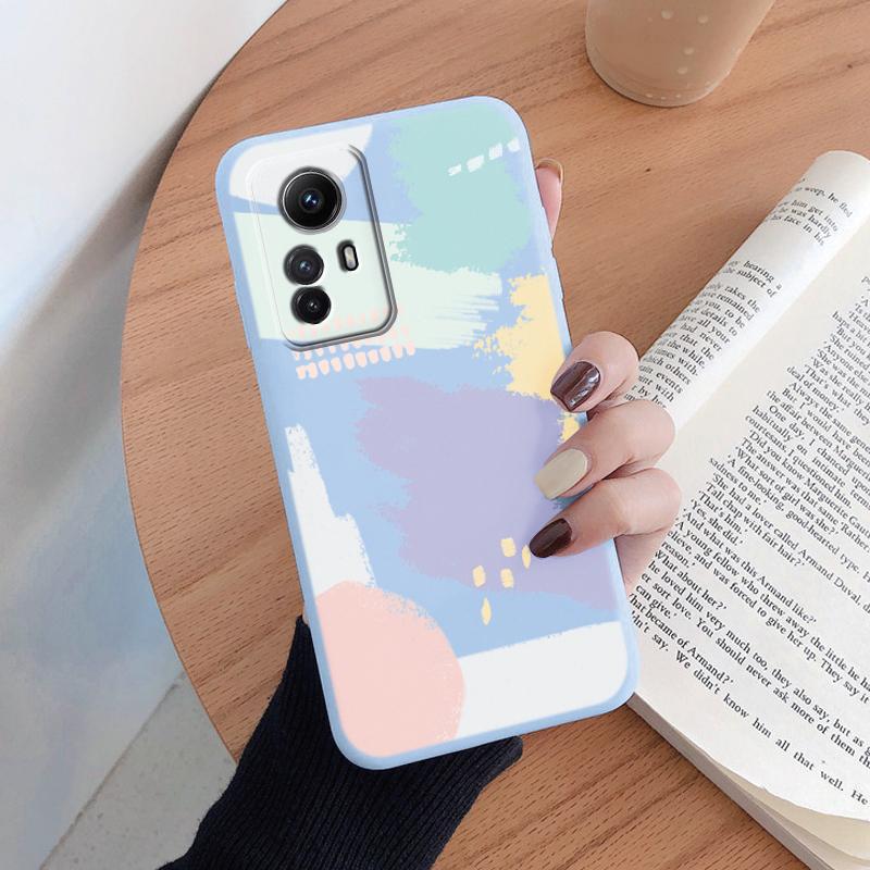 Cover For Redmi Note 12S Phone Case Fashion Vintage Leopard Painted Shell Soft Silicone Funda For Redmi Note12S Capa 6.43" Bags