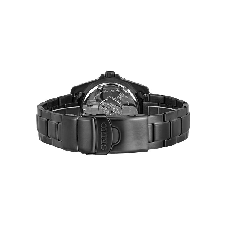 Seiko Serie Prospex Orologio Subacqueo Quadrante alla Moda Movimento Solare Bracciale in Acciaio Inossidabile Orologi da Uomo Nero SNE587P1