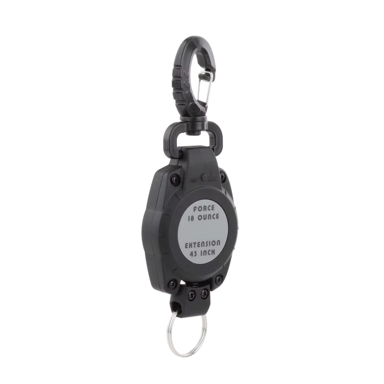 Dives Gear Retractable Tethers Scubas Diving Gear Retractor Retractable Cord Medium Gear Keepers Tethers with Lock