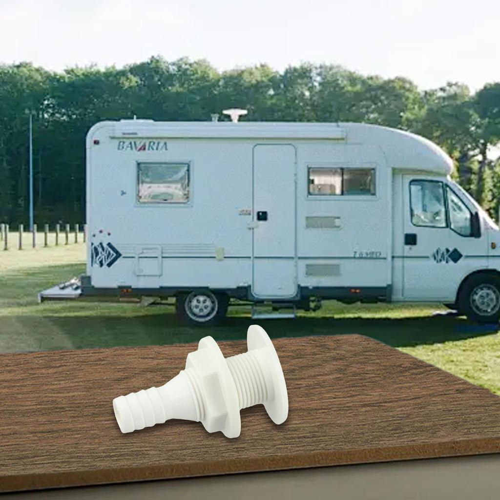 Marine Drainage Solution Sturdy ABS Plastic Connector for Yachts and Boats 3/4 Inch Diameter for Efficient Performance