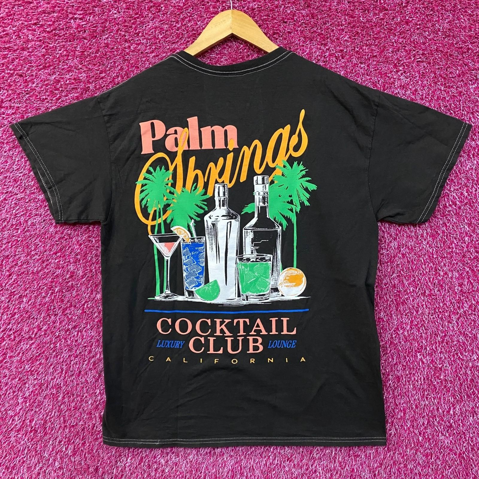 Strange Daze Palm Springs Cocktail Club T-Shirt 4XL