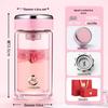 SENO Antibacterial Double-Layer Glass Tea Tumbler