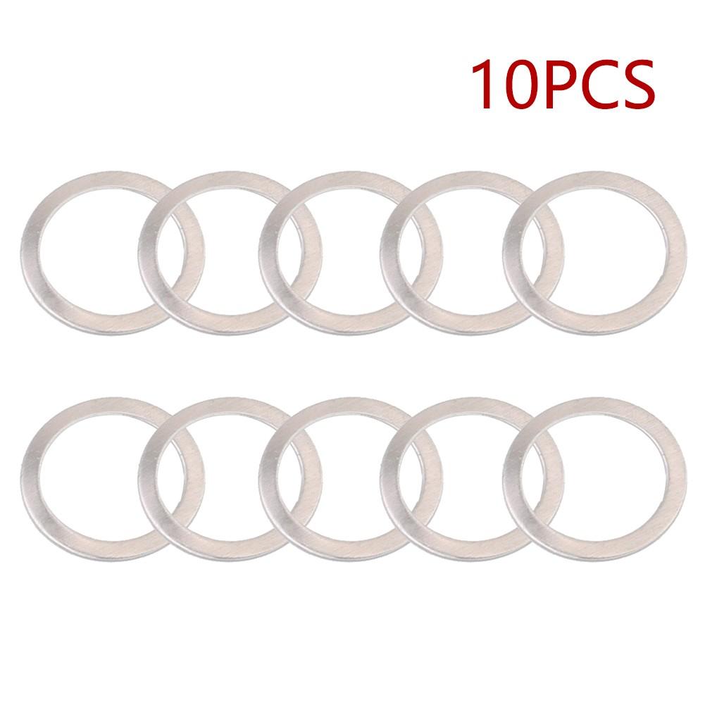 10Pcs Bicycle-Pedal Spacer Crank Cycling Road Bike Aluminum Ring Washers Part-US 10pc