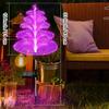 Christmas Tree Solar Fiber Jellyfish Lamp Waterproof Floodlight Jellyfish Lights 7 Colors Led Christmas Tree Light Outdoor