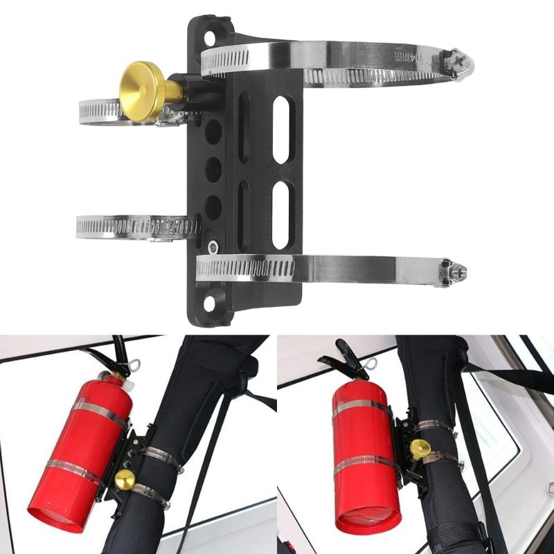 Vehicle Fire Extinguishers Holder Mount Bracket Fixing Device for ATVs UTV Models Quick Release Design