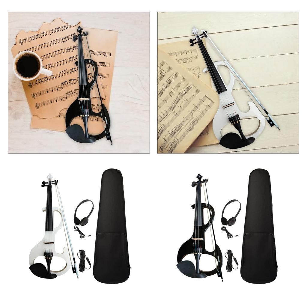 Electric Violin, Solid Wood Violin, Quiet, Electric Violin for